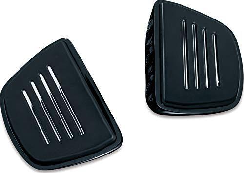 Kuryakyn 1 Paar Motorrad Fußkontrollkomponenten: Premium Mini Diele Dielen ohne Adapter schwarz glänzend 7579