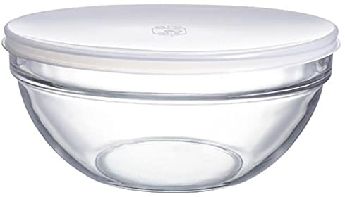 Luminarc Bol en Verre empilable avec Couvercle 14 cm Transparent