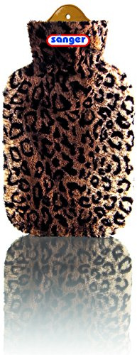 Dschungeldesign Leopard mit 2,0 Liter Wärmflasche