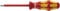Wera 05006160001 165 I Pz Vde Insulated Screwdriver for Pz Phillips Screws, 0 x 80 mm, Red/Yellow