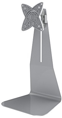 Newstar FPMA-D800 Stylish Tilt/Turn/Rotate Desk Stand for 10-27 Monitor Screen, Height Adjustable - Silver