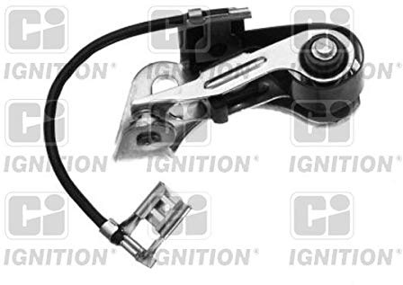 QUINTON HAZELL XCS123 Kontaktsatz Zündverteiler ohne Belüftungsschlitze Kompatibel mit VW Golf 2 19E, 1G1 0001582390 12111267391 040998063