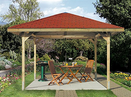 Weka Pavillon Gartenoase 651 Größe 3 Sparset