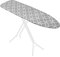 Laundry Solutions by Westex IB0305 Deluxe Housse de table à repasser Motif cercles très épais Gris (planche non incluse)