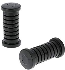 Fußrastengummi SET - schwarz - 90 mm lang, 20 mm Innenduchmesser | Länge 90 mm, MZA Nr. 15088-01, MZ Nr. 22-21.272 kompatibel mit MuZ / MZ TS 125, MuZ / MZ ETZ 251 Fun / Tour 1992-1994