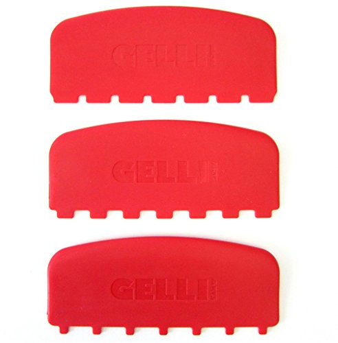 Gelli Arts Square Edged Combs, Red