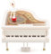 maymii Mechanische klassischen Ballerina Mädchen am Piano Music Box