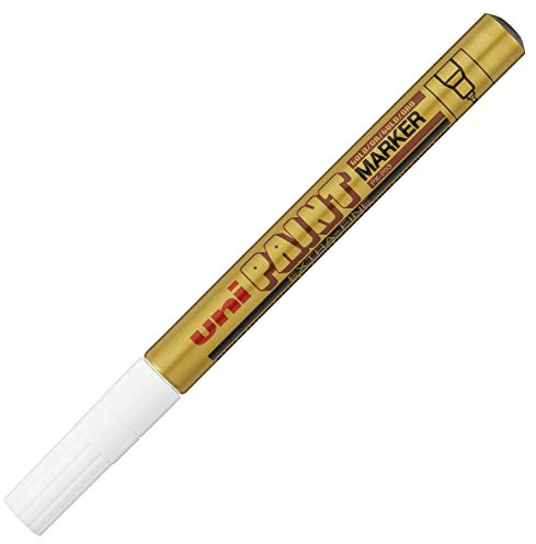 Uni-Ball 182310 - Lackmarker Paint PX-203 mit feiner Spitze, gold