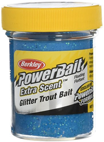 Berkley Paste für Forelle Schimmernde Forellenpaste PowerBait Blue Neon 50 g Blue Neon See Tremarella