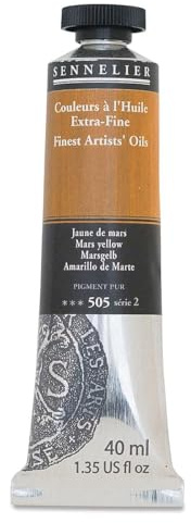 Sennelier Artists' Oil Color, 40ml Tube, Mars Yellow S2