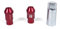 Omp SpeedSET 20 TUERCAS DE RUEDA M14X1.5 Llave 19 L: 40MM Color Rojo ALUMINIO 7075