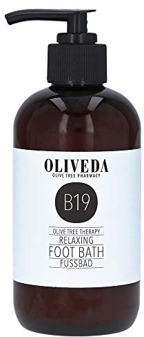 Oliveda B19 - Fußbad Relaxing | Badezusatz | Kampfer, Menthol, Rosmarin, Thymian, Eukalyptus, Kamille & Salbei - entspannend und durchblutend - 200 ml