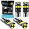 Alopee 501 Led Bulbs White 12V Canbus Error Free T10 W5W Led Bulb 9SMD 2835 Chips Replacement Car Bulbs for Map Dome Courtesy Dashboard Side Marker Number Plate Bulb (4 Pack)