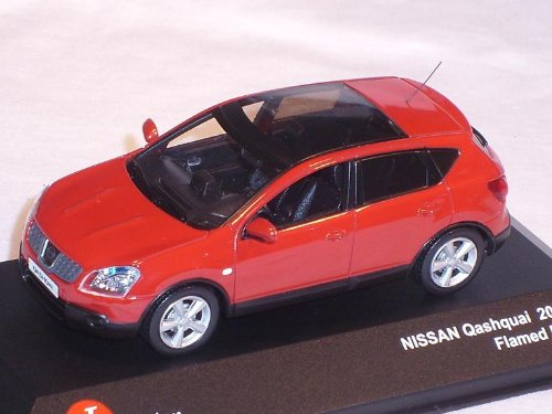 Nissan Qashqai Dualis Rot Flamenco 1/43 J-collection Modellauto Modell Auto