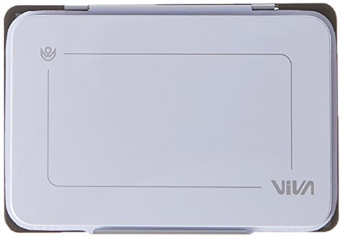 VIVA 348N Gummi-Stempelkissen, 1 Stück, Schwarz