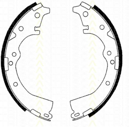 Triscan 810013426 Bremsbackensatz