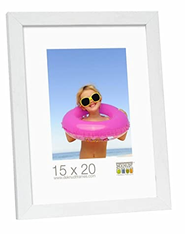 Deknudt Frames S44CF1 Basic Cadre Photo Bois/MDF Blanc 30 x 45 cm