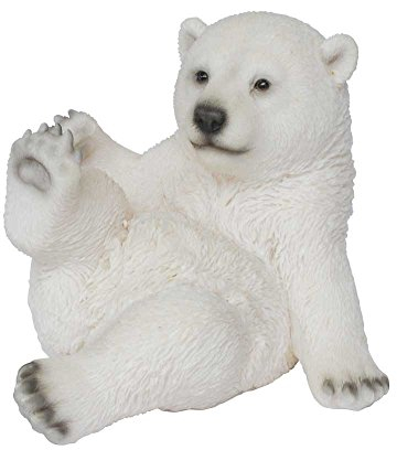 Pet Pals Vivid Arts Dekofigur Eisbär, sitzend, Harz - Weihnachts-Kollektion