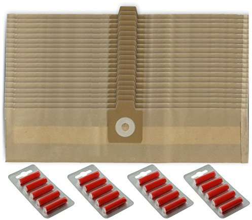 SPARES2GO Lot de 20 sacs à poussière résistants pour aspirateur Nilfisk Cubic GD930 GD930S + 20 désodorisants