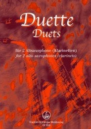 Duette: für 2 Altsaxophone (Klarinetten)