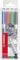 STABILO Permanent Marker Pen Write-4-all - Fine - Pack of 4 - Blue, Red, Green, Black