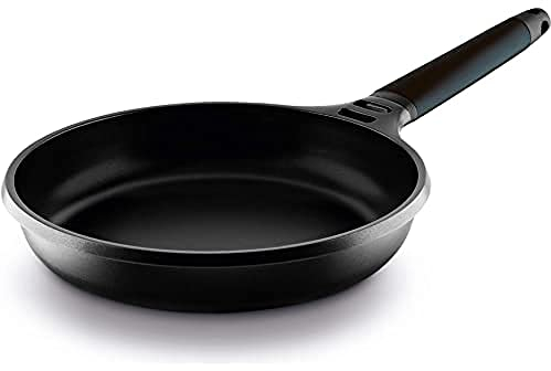 CASTEY - Sartén de Inducción Castey, Modelo 4-I30, Color Negro, Tamaño 30 cm, Aluminio y Mango Desmontable, Revestimiento Antiadherente, sin PFOA, Base Full Induction, Apta para Todas las Cocinas