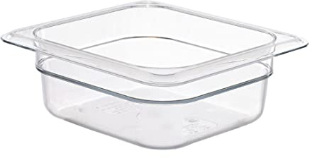 CAMBRO 62 CW 1.1 QT Kapazität, 6–15/40,6 cm Länge x 6–3/20,3 cm Breite x 2–1/5,1 cm Tiefe, camwear klar Polycarbonat Sixth Größe Lebensmittel Pfanne