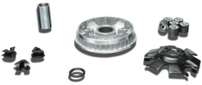 MALOSSI Variateur Multivar 2000 pour KYMCO 125 Dink Street/Downtown/People GTI/Super Dink (SK25/BF25), 4T, LC, Euro3 20 x 17 mm, 6 rouleaux, 10,5 g
