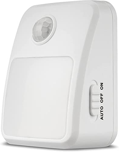 GAO EMN405PIR LED Nachtlicht mit PIR-Bewegungsmelder - batteriebetrieben Notlicht Lampe Licht automatischer Sensor Dämmerungssensor