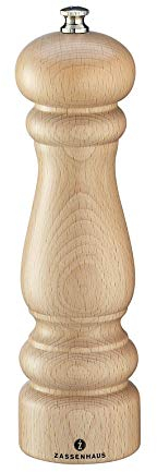 Zassenhaus 20687 Pfeffermühle Potsdam;20 cm;Buche natur, Creme