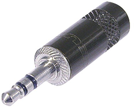 Stereo Connector 3.5 mm Male Black
