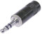Stereo Connector 3.5 mm Male Black
