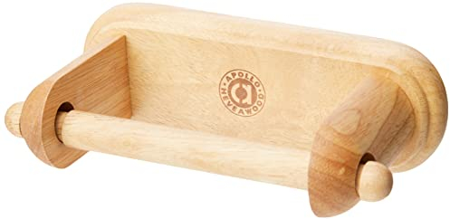 Apollo 20 x 10 x 7 cm Wooden Toilet Roll Holder, Multi-Colour, 8251