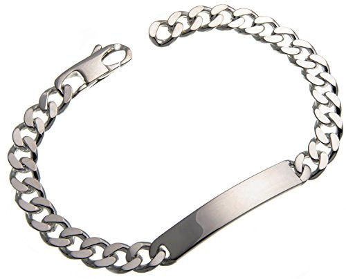 Gravurarmband 8mm breit, inklusive Gravur - 925 Silber, Länge wählbar 16-25cm