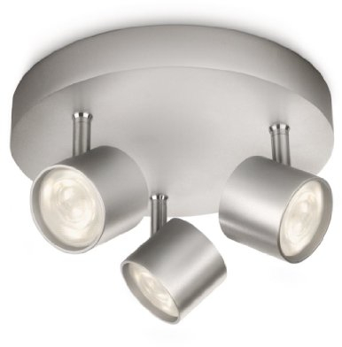 Philips myLiving LED Star Deckenspot, 3-flammig, 3x4,5W, Aluminium