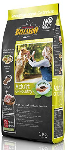 Belcando Adult GF Poultry [1 kg] Hundefutter | Rezeptur ohne Getreide | Alleinfuttermittel für ausgewachsene Hunde ab 1 Jahr