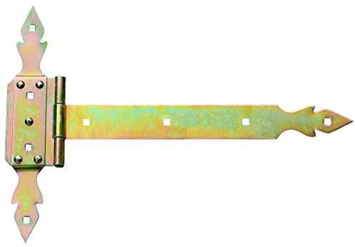 T-Scharniere Kreuzgehänge T-Bänder Ladenband Torband 400 mm Platte 325 mm Schwere Verzinkt