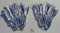 Classic Cycle Kleidernetz Rockschutz Gummi, blau weiß, 26-28