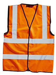 Blackrock Orange Hi Vis Vest, Rail High Vis Vests, Hi-Vis Jackets, High Visibility, Safety Vest, Reflective, Hivisible PPE, Hi Viz, Security Vests, Workwear, Work, Cycling, Mens Womens - Size Small