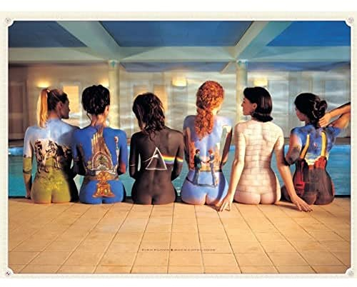 Pink Floyd Leinwanddruck, Baumwolle, Mehrfarbig, 60 x 80 cm