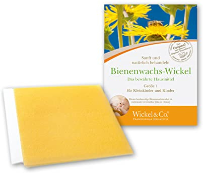 Bienenwachswickel Größe 1, nur Wickel, Größe 14 x 10cm