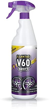 Sisbrill V60 Sport Limpia Llantas - Neutro y Seguro - Efecto Gecko Spray - 1 Litro