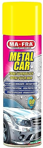 Ma-Fra, Metal Car, Cera Spray Lucidante e Protettiva Per Vernici Metallizzate, Di Facile Utilizzo, 500ml