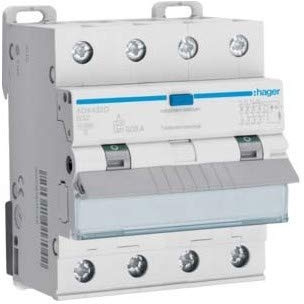 Hager FI/LS-Schalter 4-polig, 10kA ADX432D