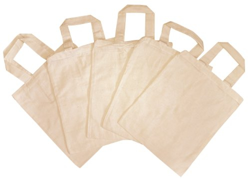 Eduplay Tragetasche, Baumwolle, natur, 38x42 cm, 5 Stück