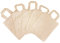 Eduplay Tragetasche, Baumwolle, natur, 38x42 cm, 5 Stück