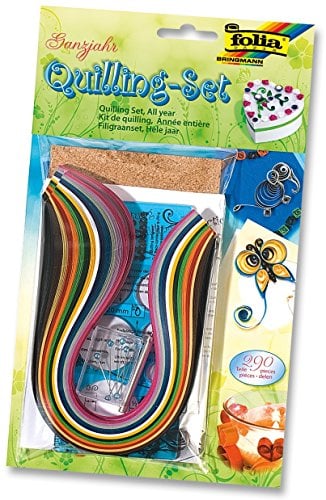 folia Quilling Set Ganzjahr, 290-teilig