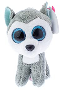 Ty 36503 - Slush Clip Beanie Boos, Schlüsselanhänger Husky