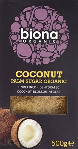 Biona Organic Coconut Palm Sugar 500g (Pack of 3)