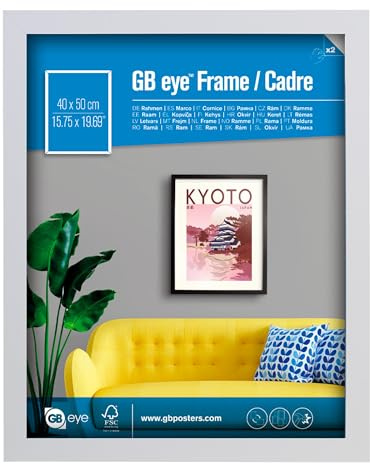 GB Eye Contemporary Wooden White Picture Frame - Mini - 40 x 50cm